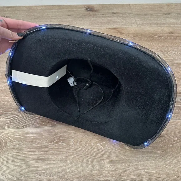 Black sequins cowgirl hat - Picture 2 of 2